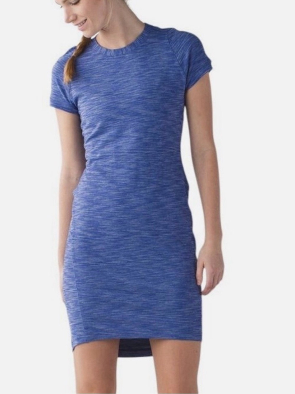 Lululemon & Go Where-To Dress in blue sapphire heather - size 10